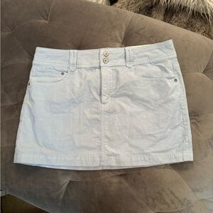 Light Blue AE Corduroy Skirt